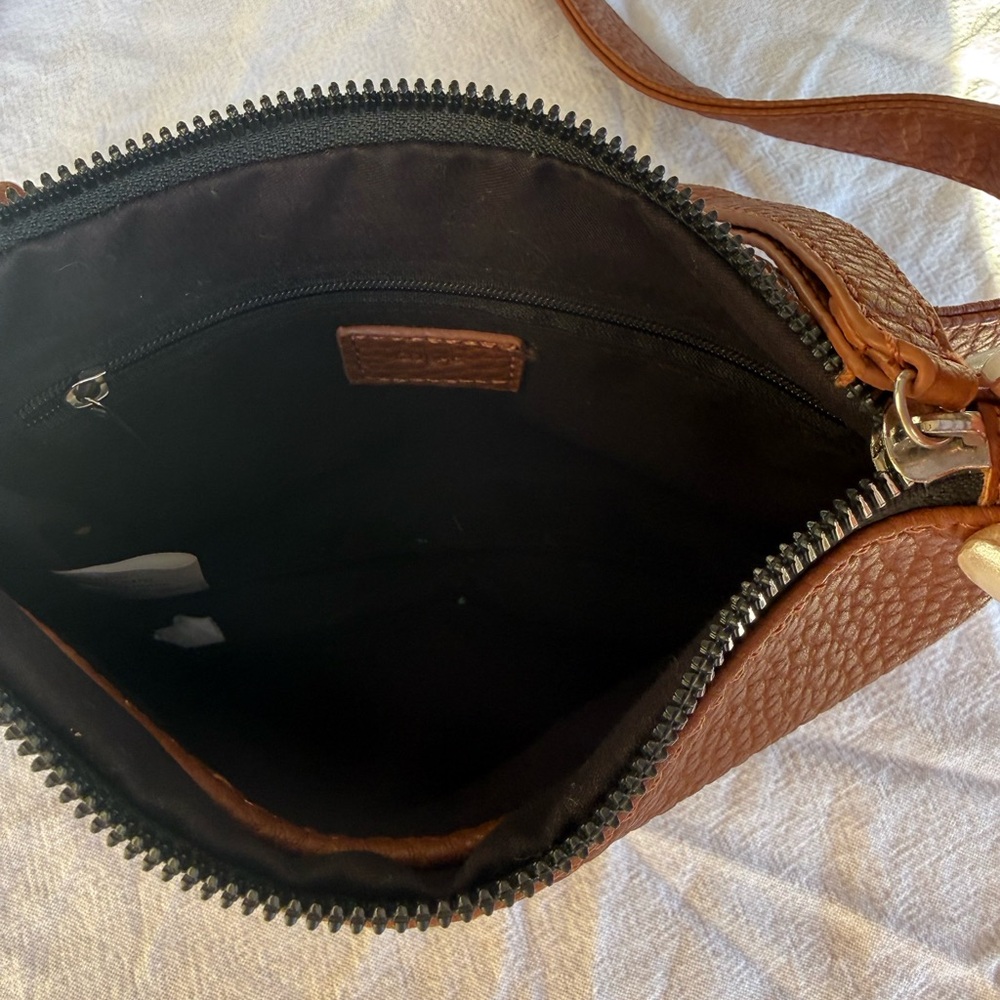 Brown Leather Crossbody Bag - Picture 3 of 4